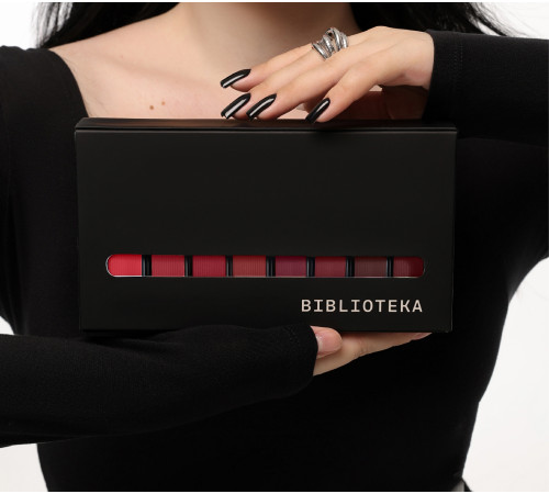 Набір гель-лаків BIBLIOTEKA gel polish set RED SPECTRUM №041-048
