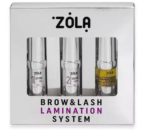 Набір для ламінування брів та вій ZOLA brow&lash lamination system