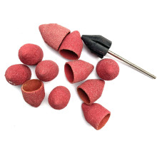 Pedicure set base D13 + 10 caps 80 grit