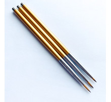 Lilly gold brush set