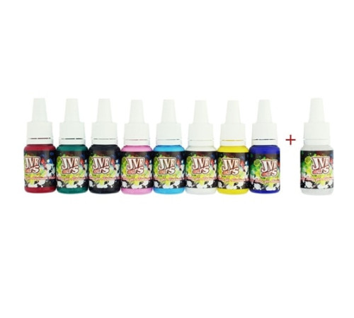 Набір фарб для аерографії JVR Colors 8 шт