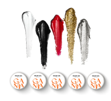 Набір паст GaMa Relief Gel Classic Collection, 5 кольорів