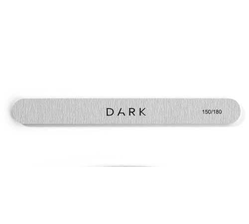 Набір пилочок DARK овал на піні сірий 150/180, 25 шт