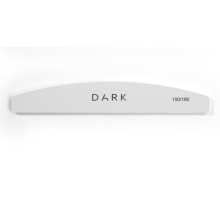 Набір пилочок DARK напівколо на піні білий 150/180, 25 шт