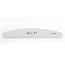 Набір пилочок DARK напівколо на піні білий 150/180, 25 шт