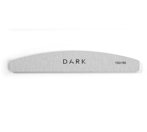 Набір пилочок DARK напівколо на піні сірий 150/180, 25 шт