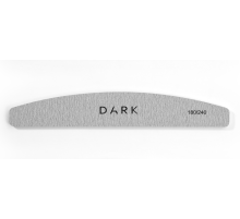 Набір пилочок DARK напівколо на піні сірий 180/240, 25 шт