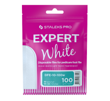 A set of Staleks replacement files for a pedicure grater White EXPERT 10 100 grit 30 pcs