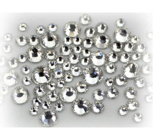 A set of white Swarovski rhinestones of various sizes