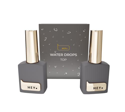HEYLOVE Water drops nail top coat set 2*15 ml