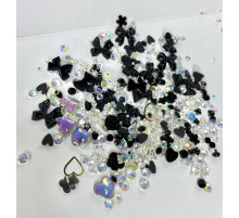 Set of jewelry for nails Black