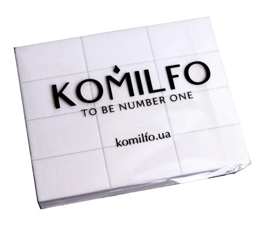 Komilfo nail polisher set 50/30/12 mm white 120/120 24 pcs