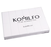 Set of nail polishers Komilfo 76/34/13 mm white 120/120 24 pcs