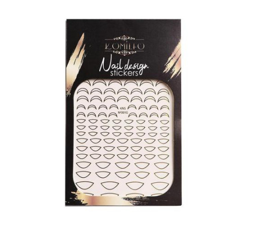 Наклейка Komilfo Nail Design Sticker №G001