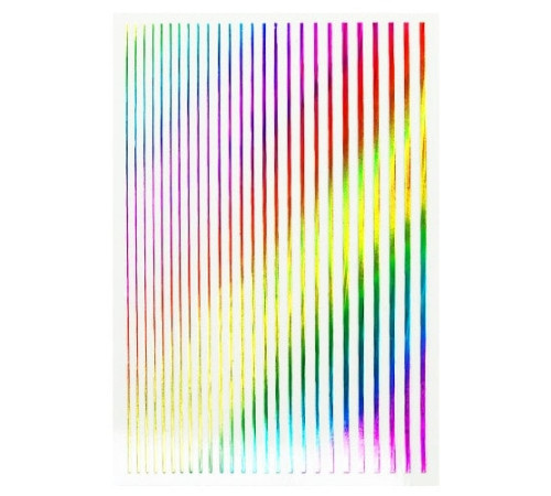 Наклейка гнучка стрічка Rainbow