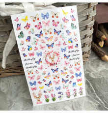 CA 479 butterfly design stickers