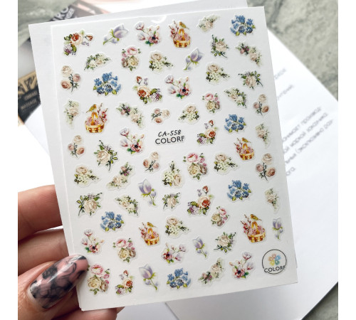 Design stickers CA 558 flowers