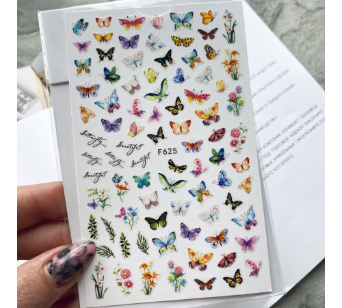 Design stickers F 625 butterflies