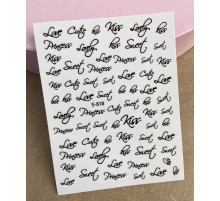 Design stickers S 818