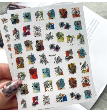 Design stickers WG 468 abstraction, flowers