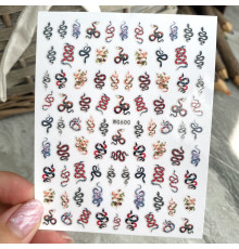 Design stickers WG 600, snakes