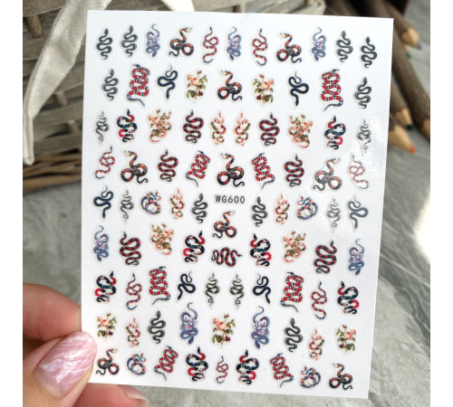 Design stickers WG 600, snakes