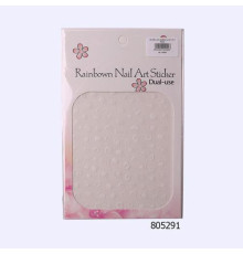 Stickers for nail design F213 white