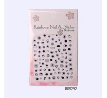Stickers for nail design F213 black