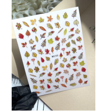 Nail stickers WG 725 leaves, autumn