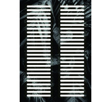 Stickers on tips Black 1 sheet 50 pcs