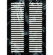 Stickers on tips Black 1 sheet 50 pcs