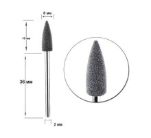 Silicone cutter nozzle D 50 polisher sharpened gray