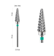 DLX 50 G hard alloy milling cutter, rounded cone 16006