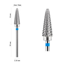 DLX 60 B carbide milling cutter tip, rounded cone 31160