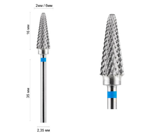 DLX 60 B carbide milling cutter tip, rounded cone 31160