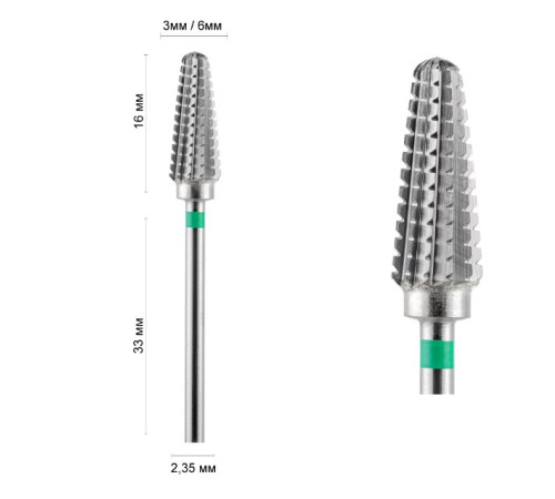 DLX 60 G hard alloy milling cutter tip rounded cone 03360