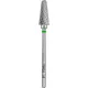Nisima H_704cK hard alloy milling cutter, green rounded cone