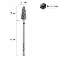 Насадка фреза твердосплавна Nisima H_707mK, кукурудза синя
