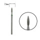 Diamond cutter nozzle D 21 G flame 037