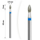 Diamond cutter nozzle D 23 B drop 009