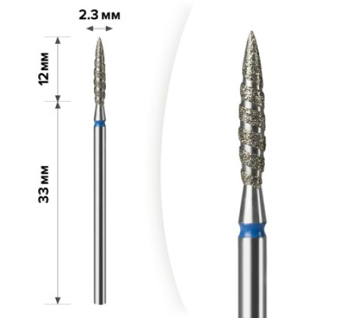Diamond cutter nozzle D 23 B tornado 02
