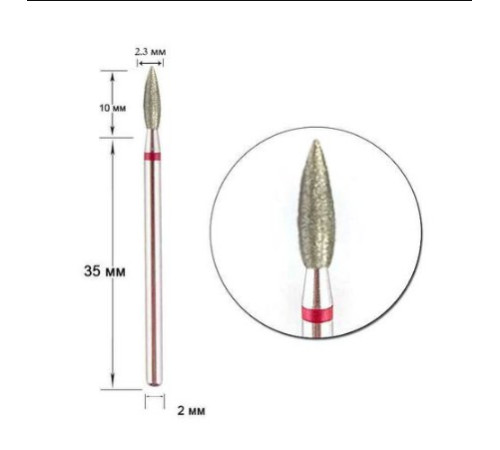 Diamond cutter nozzle D 23 R flame 008