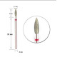 Diamond cutter nozzle D 23 R flame 008
