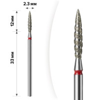 Diamond cutter nozzle D 23 R tornado 01
