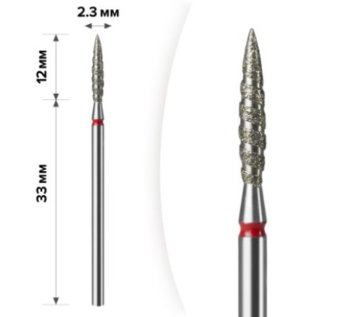 Diamond cutter nozzle D 23 R tornado 01