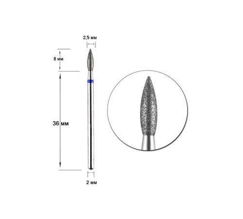 Diamond cutter nozzle D 25 B flame 26