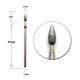Diamond cutter nozzle D 25 R drop 010