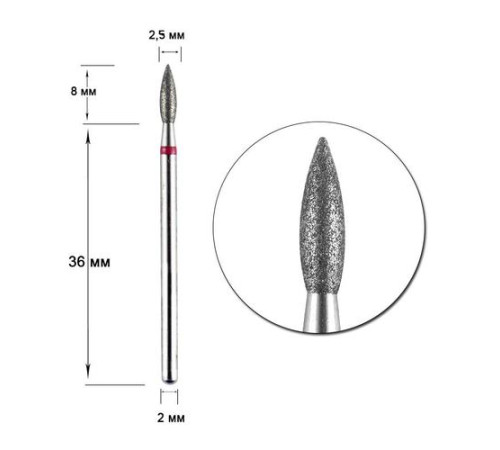 Diamond cutter nozzle D 25 R flame 29