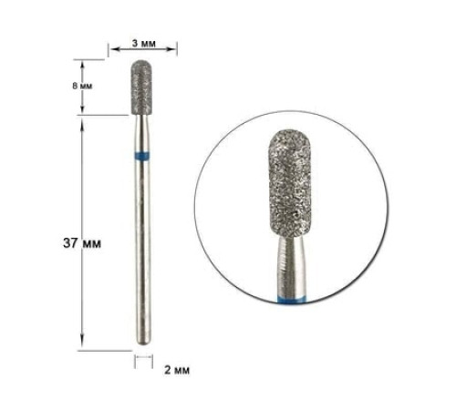 Diamond cutter nozzle D 27 B cylinder rounded 011