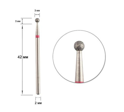 Diamond cutter nozzle D 31 R ball 24